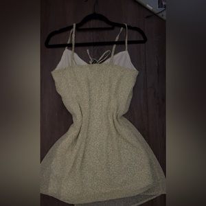 Cute mini  yellow flower dress